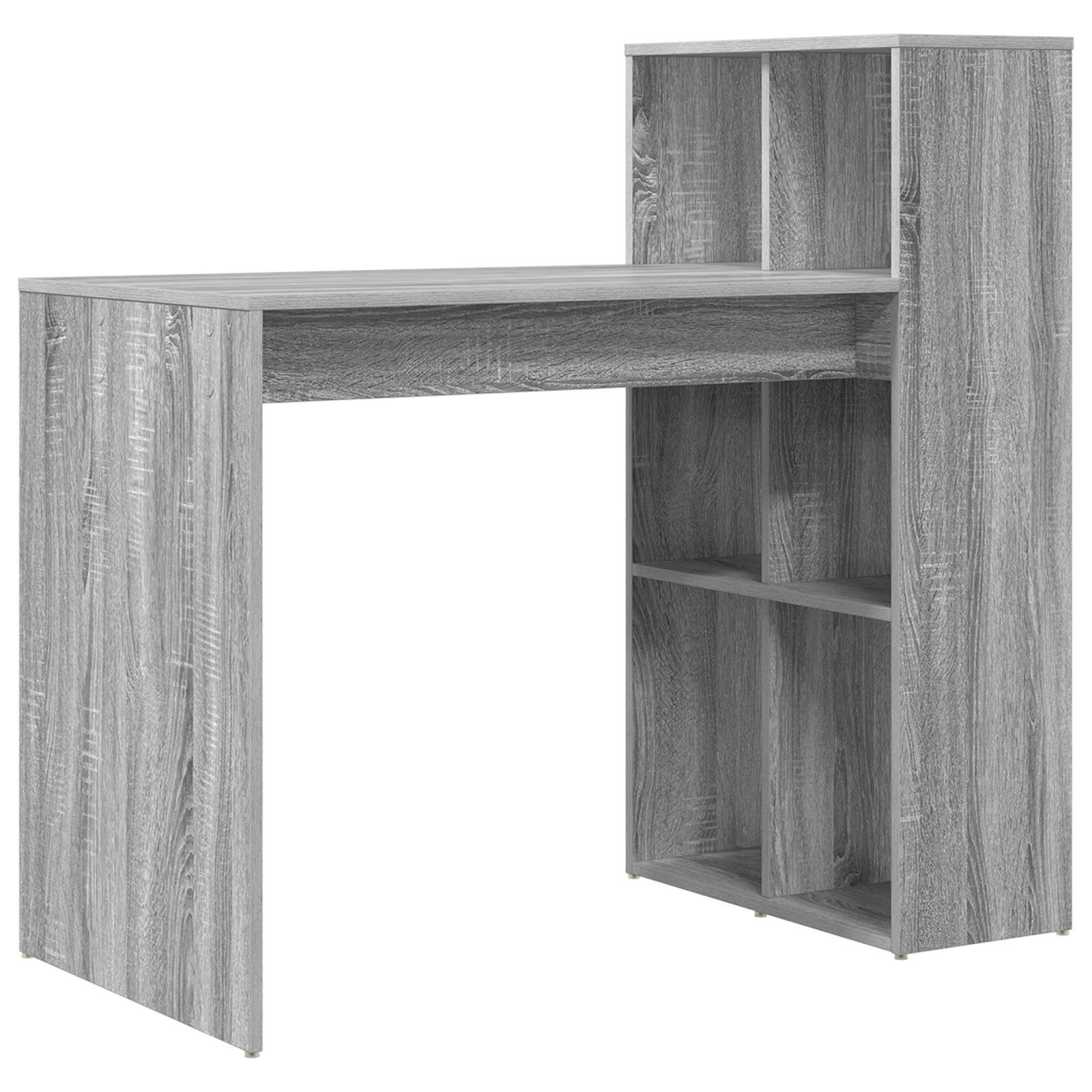 vidaXL Schreibtisch Schreibtisch Grau Sonoma Spanplatte, günstig online kaufen