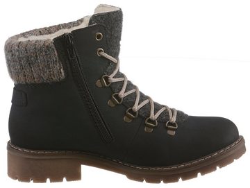 Rieker Winterstiefelette mit Strickrand und Rieker-TEX