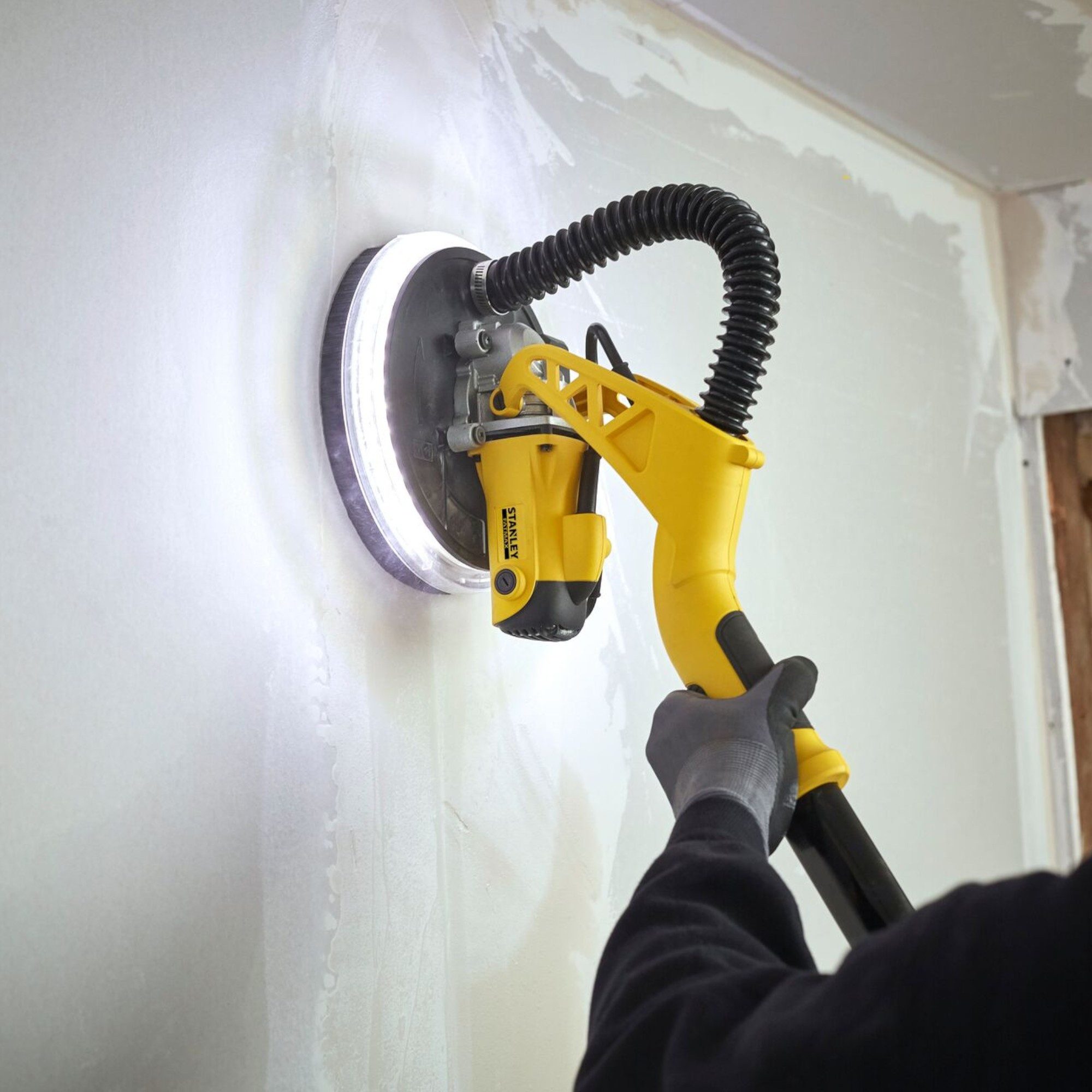 STANLEY Deckenschleifer Fatmax SFMEE500S-QS Trockenbauschleifer 750 Watt 225 mm + Tasche