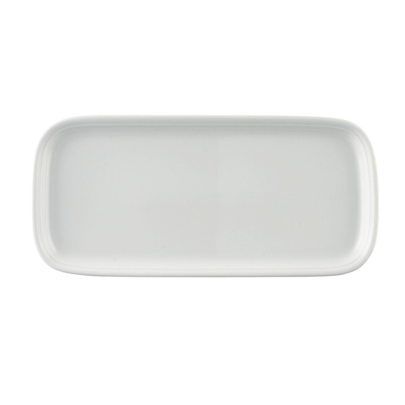 Weiß Trend Thomas Porzellan, (1-tlg) Kuchenplatte Porzellan Kuchenplatte rechteckig,