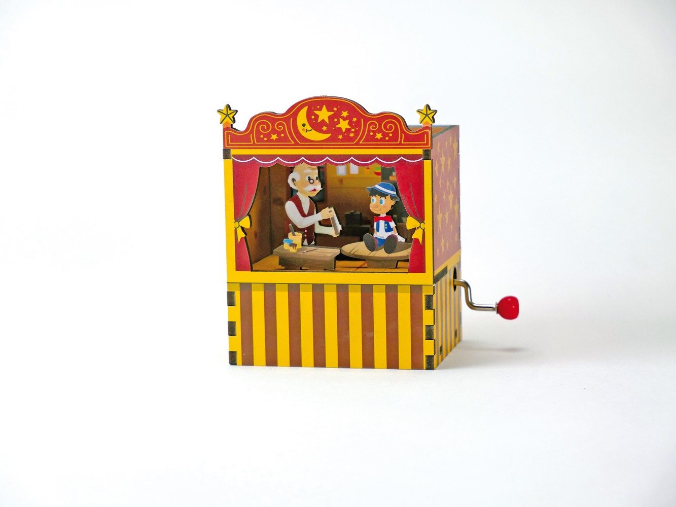 Musicboxworld Spieluhr Pinocchio Theater aus Holz günstig online kaufen