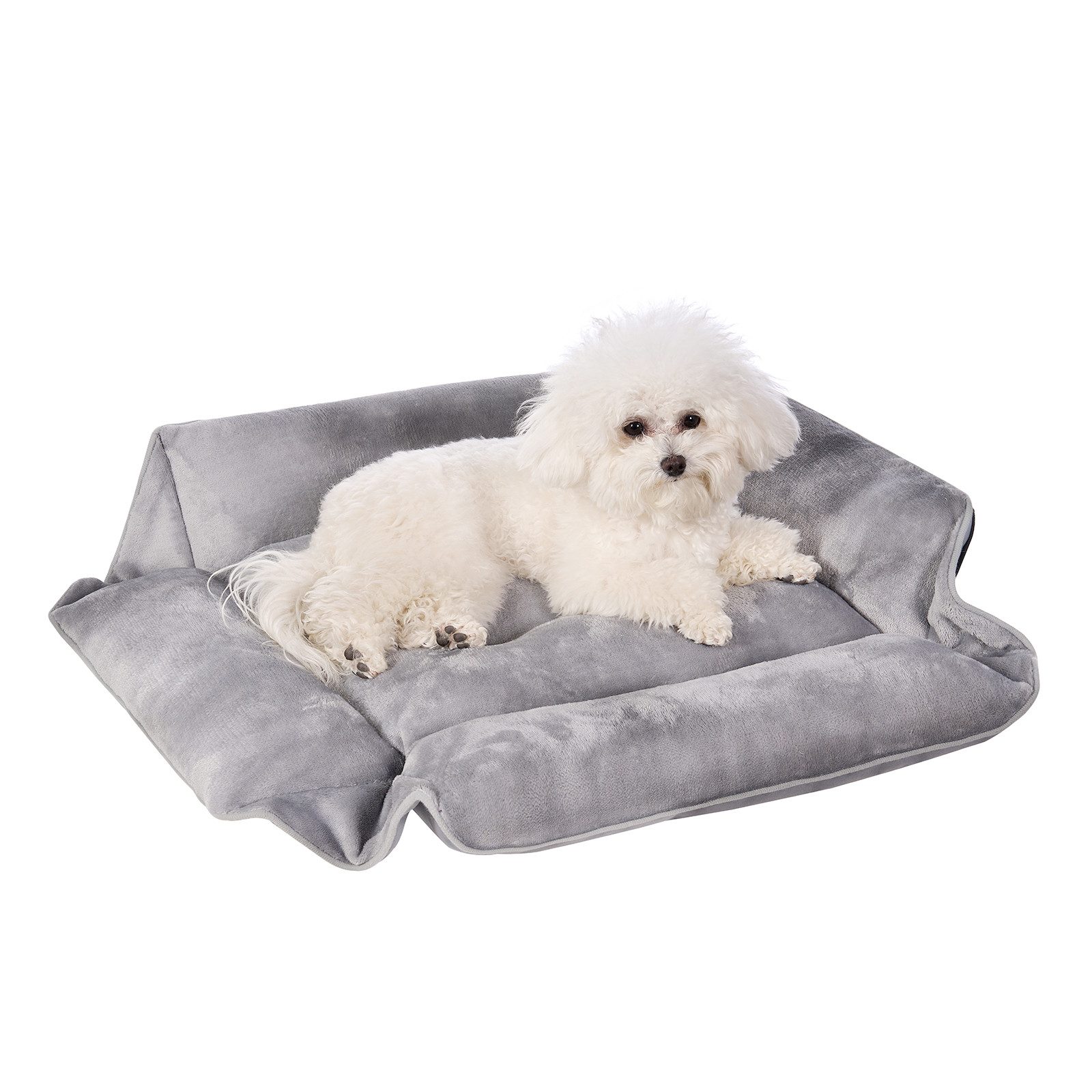 Dogat Tierbett Hundebett Waschbar, Hundesofa, Flanell-Oberfläche 4 Größen (S-XL), verschiedene Größen(S-XL)
