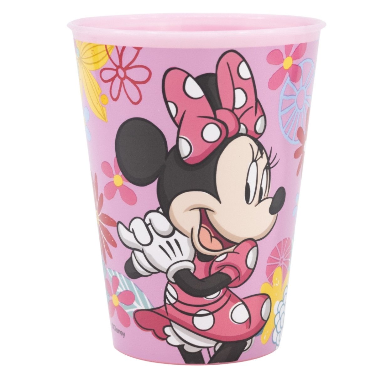 Disney Minnie Mouse Becher Becher Kinder 260 ml Trinkbecher für Kita & Frühstück, 1-tlg.