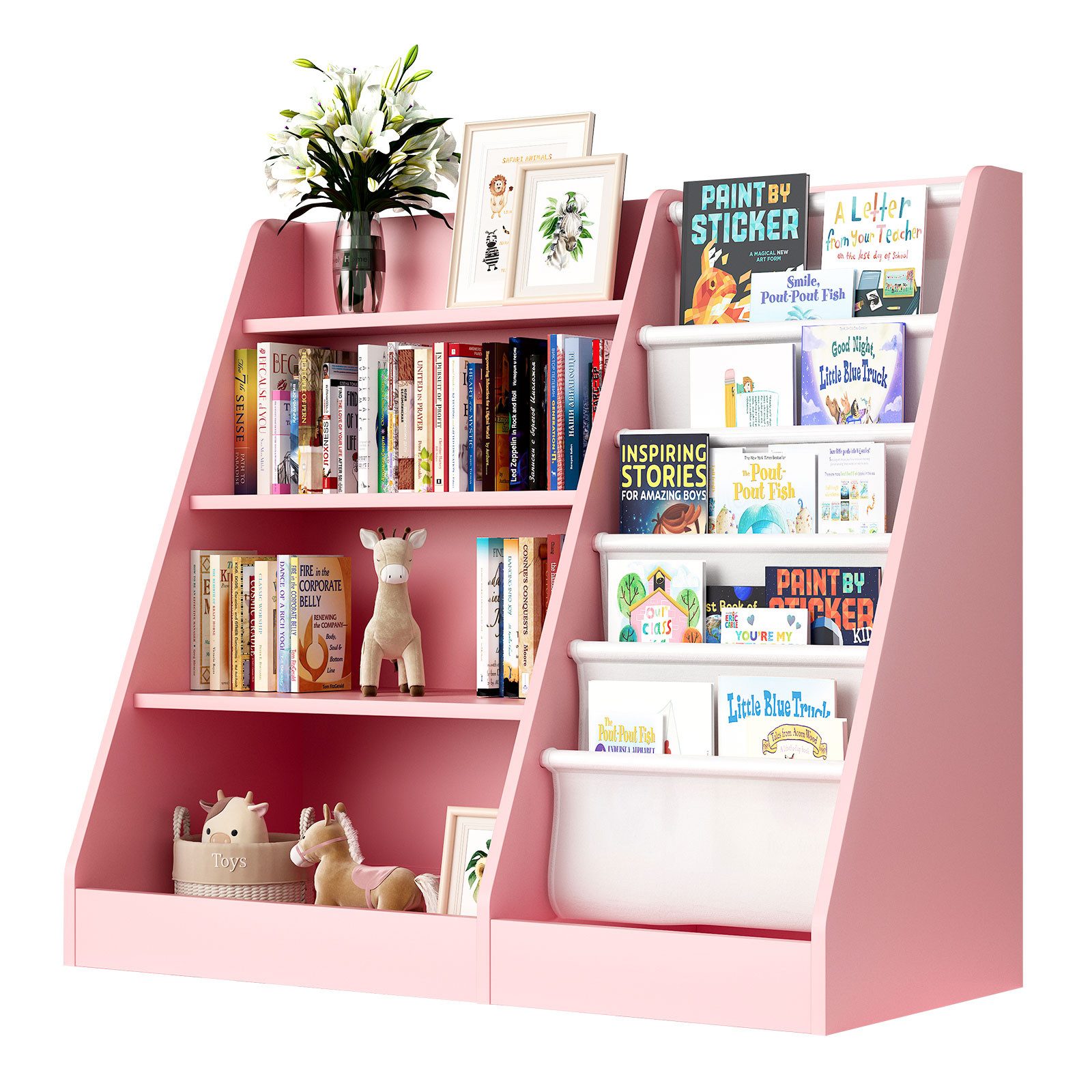 radelldar Bücherregal Kinderregal Spielzeugablage mit 5 günstig online kaufen