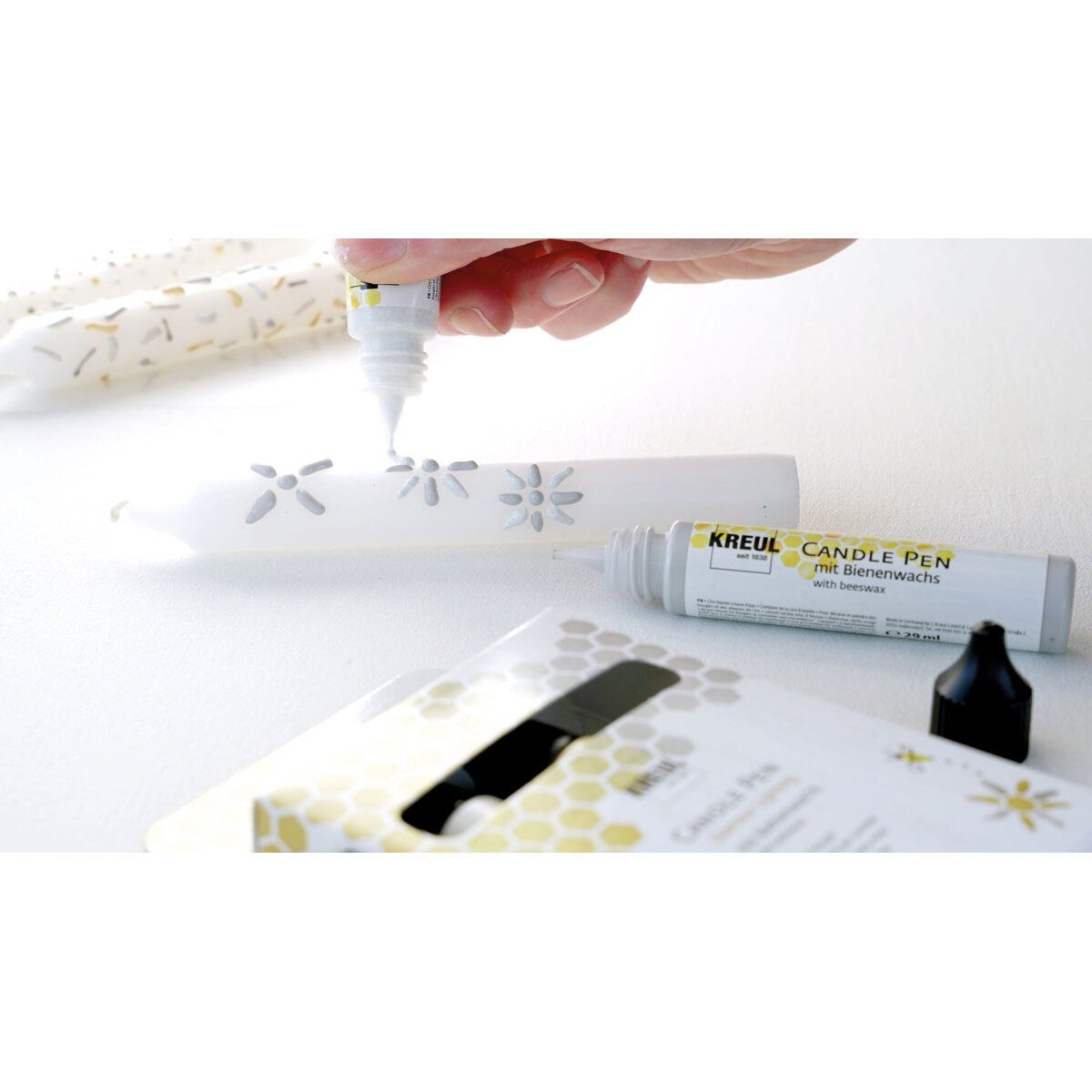 C. KREUL Malstift KREUL Candle Pen Glamour Lighting 4x29ml