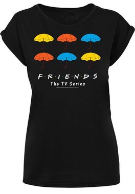 F4NT4STIC T-Shirt FRIENDS Bunte Regenschirme Damen,Premium Merch,Regular-Fit,Kurze Ärmel,Bedruckt