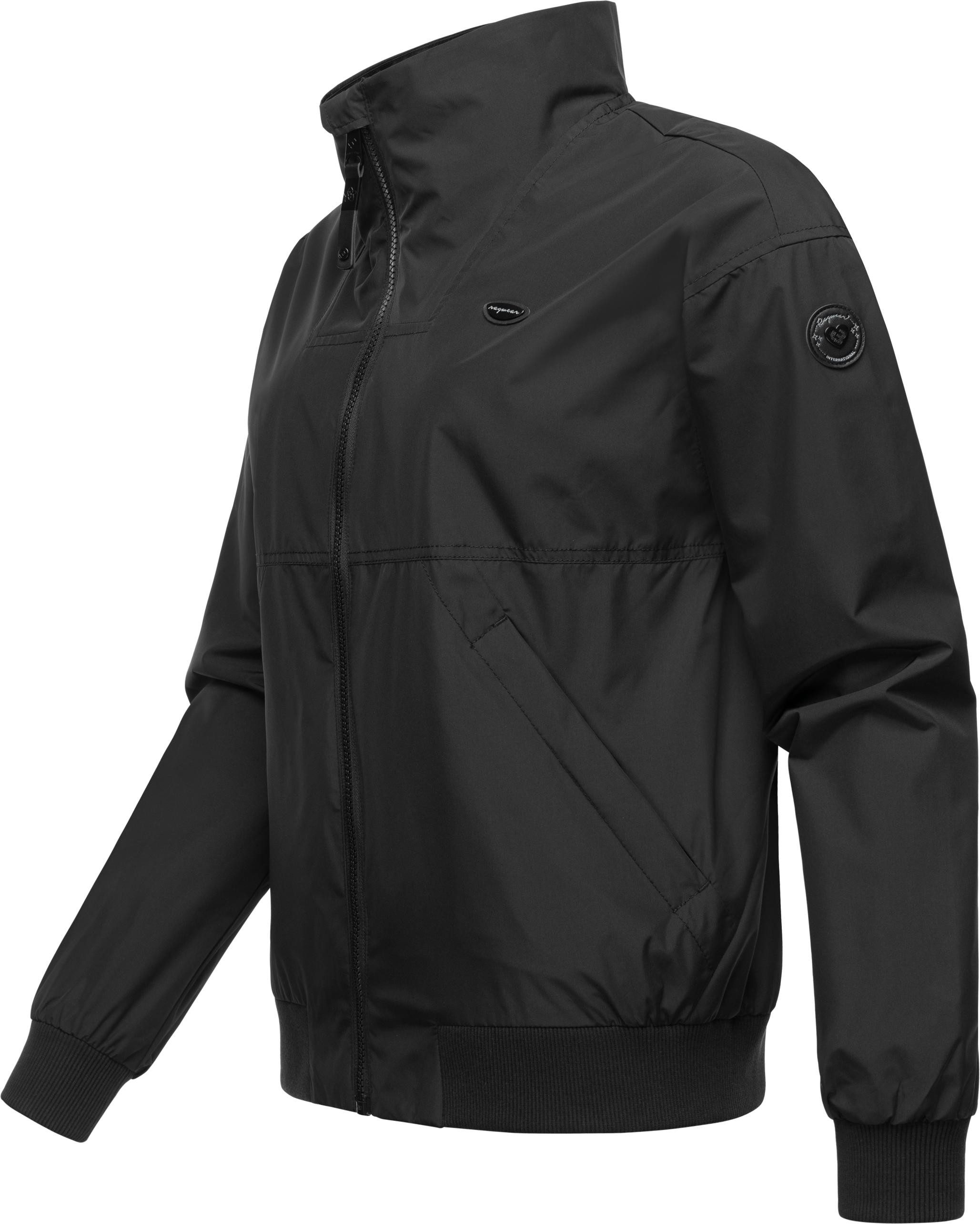 Ragwear Outdoorjacke Goona stylische, wasserdichte Übergangsjacke mit hohem Kragen
