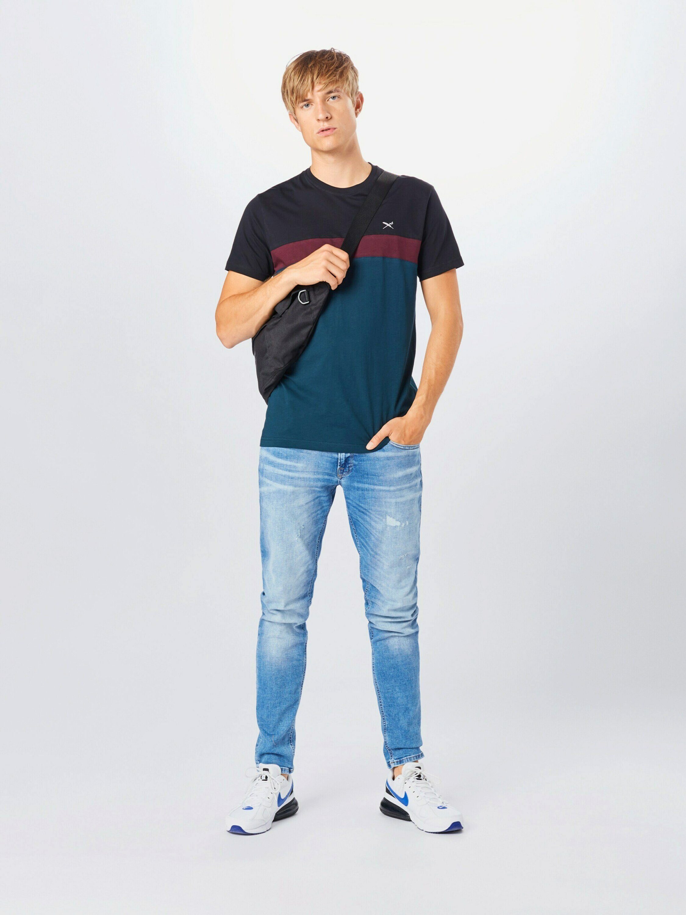 iriedaily T-Shirt Court (1-tlg) Stickerei