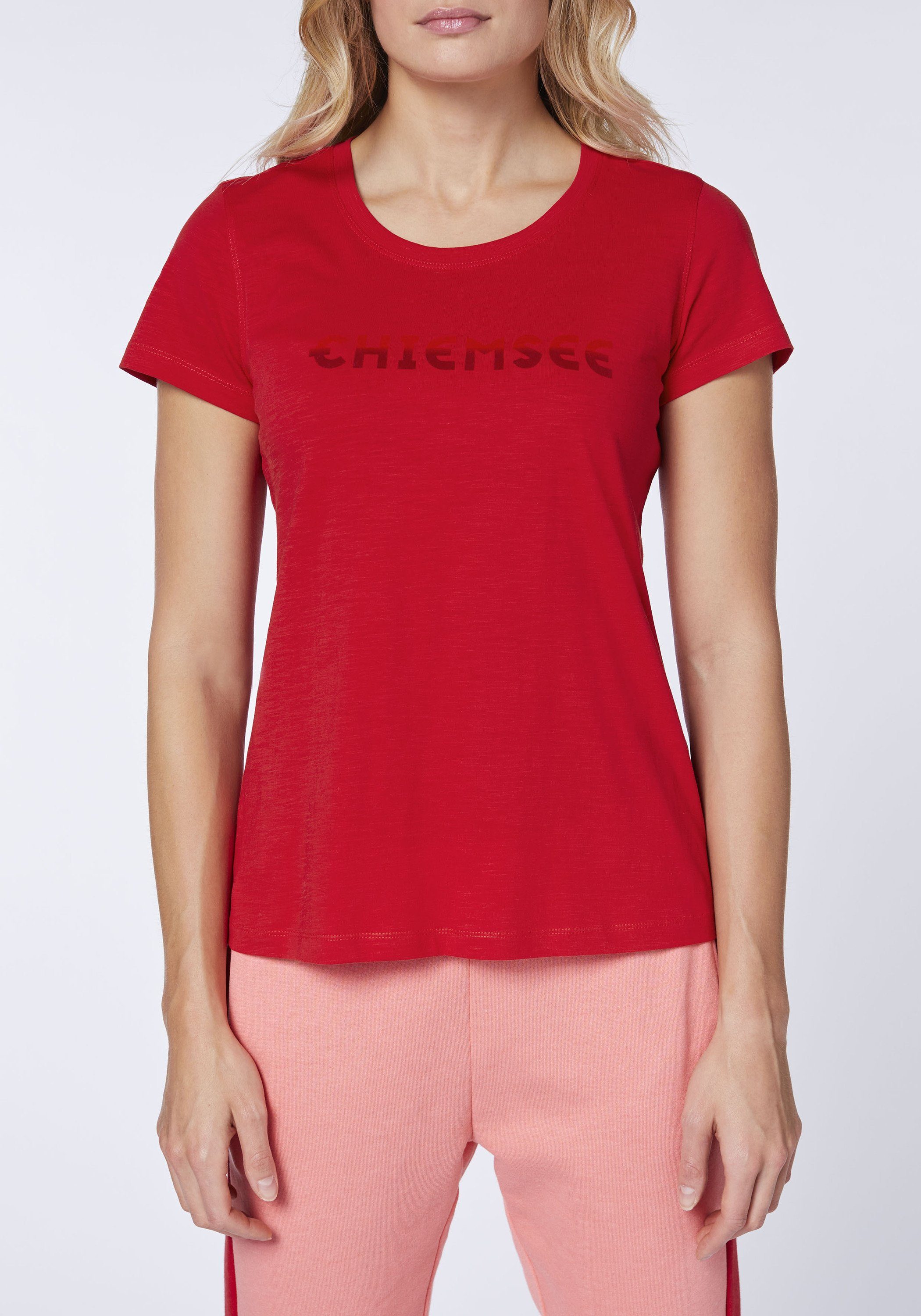Chiemsee Print-Shirt mit 1 Toreador in Logo Farbverlauf-Optik T-Shirt