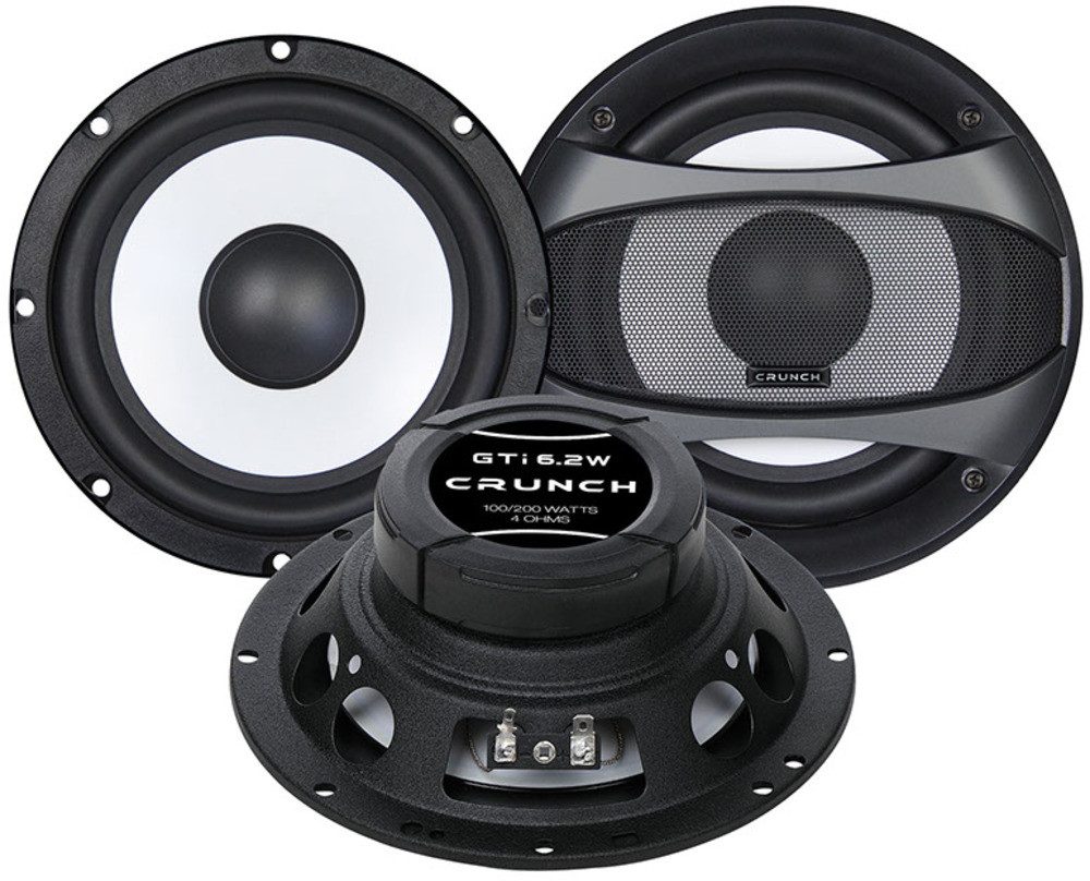 Crunch GTi6.2W 2 Stück (Paar) 16,5 cm (6.5) Kickbass-Lautsprecher Auto-Lautsprecher (100 W)