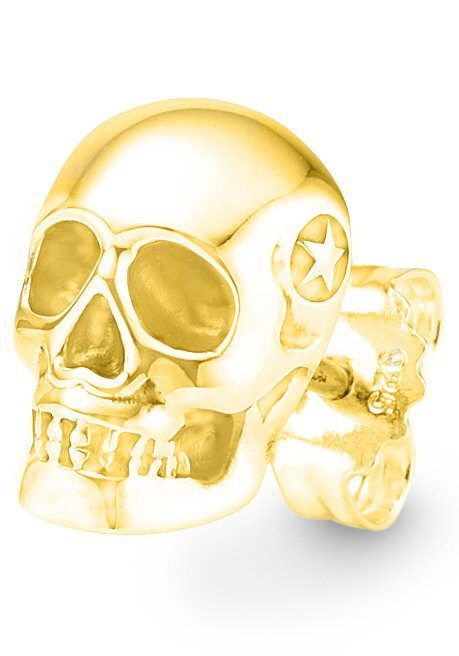 Bruno Banani Single-Ohrstecker Schmuck Geschenk Silber 925 Ohrschmuck Ohrring Single Scull Totenkopf