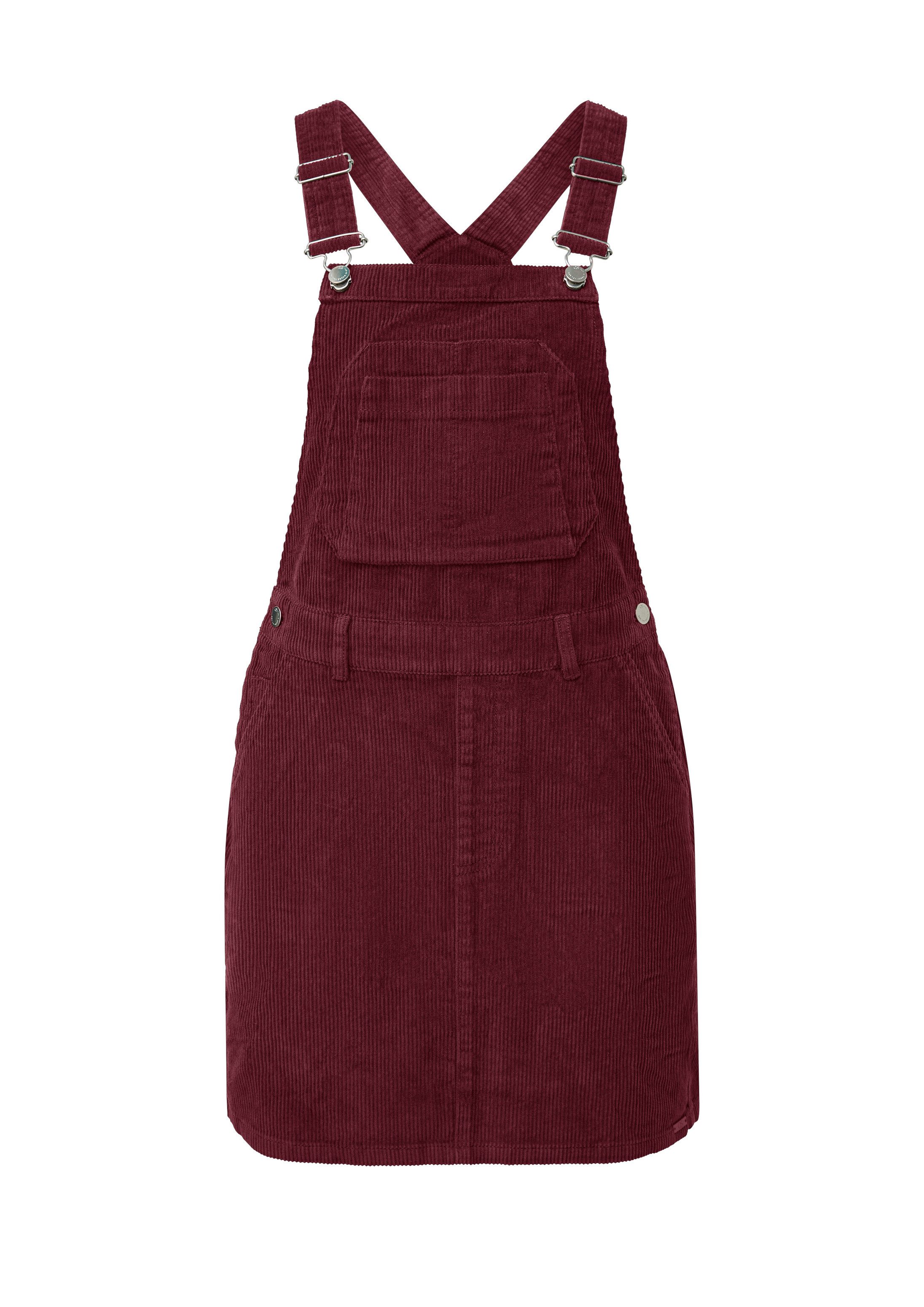 QS Minikleid Kleid Latzkleid aus Cord – Bild 2 von 5