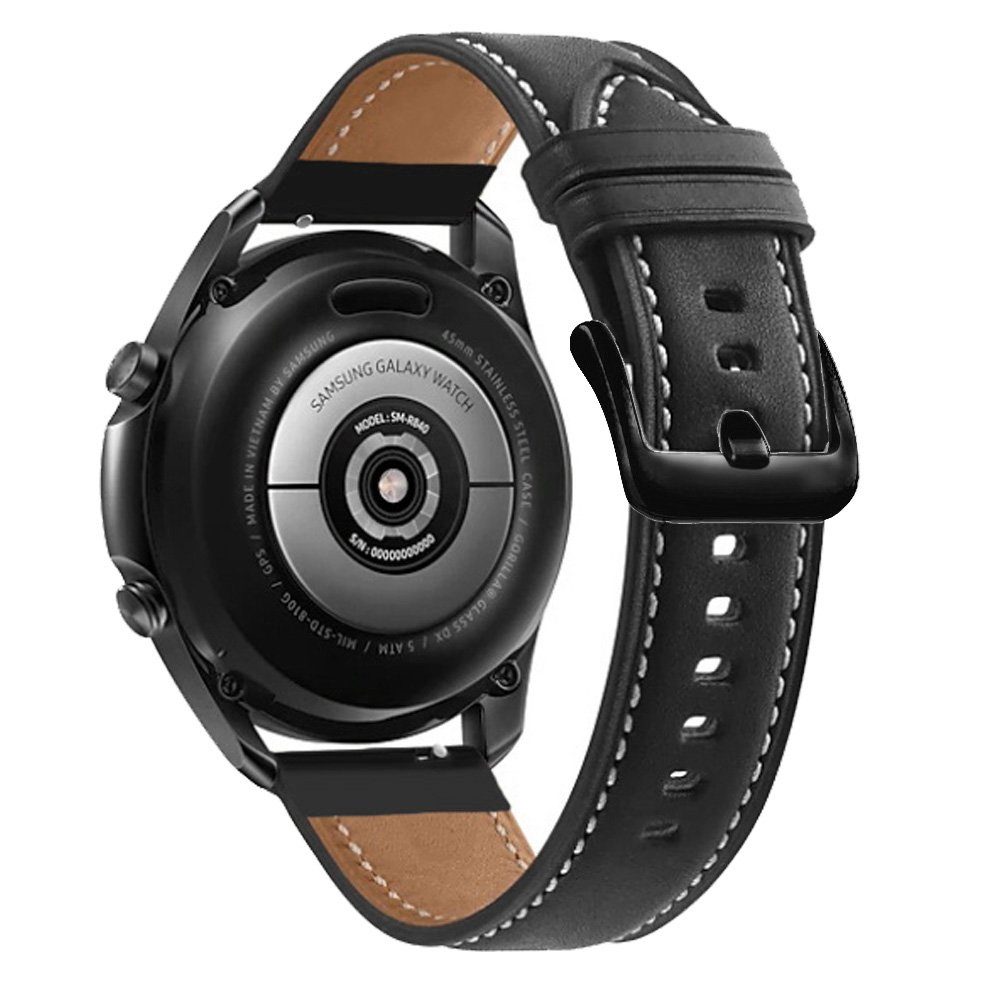 Cadorabo Smartwatch-Armband Armband Smartwatch Echtleder 20mm, Smartwatch  Ersatzarmband - 20mm - Leder