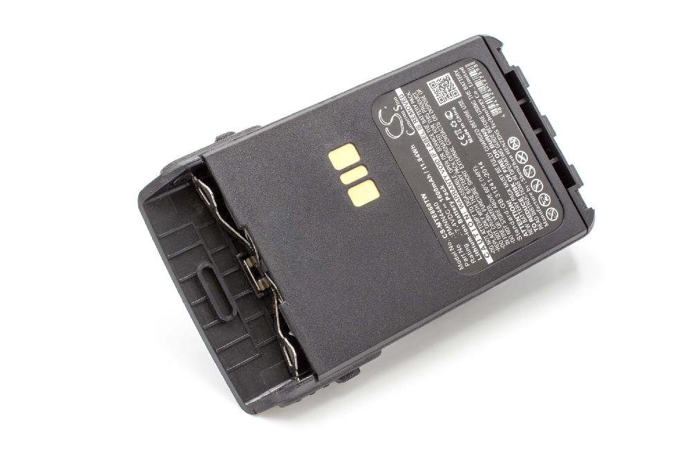 vhbw kompatibel mit Motorola MOTOTRBO DP3441 Akku Li-Ion 1600 mAh (7,4 V)