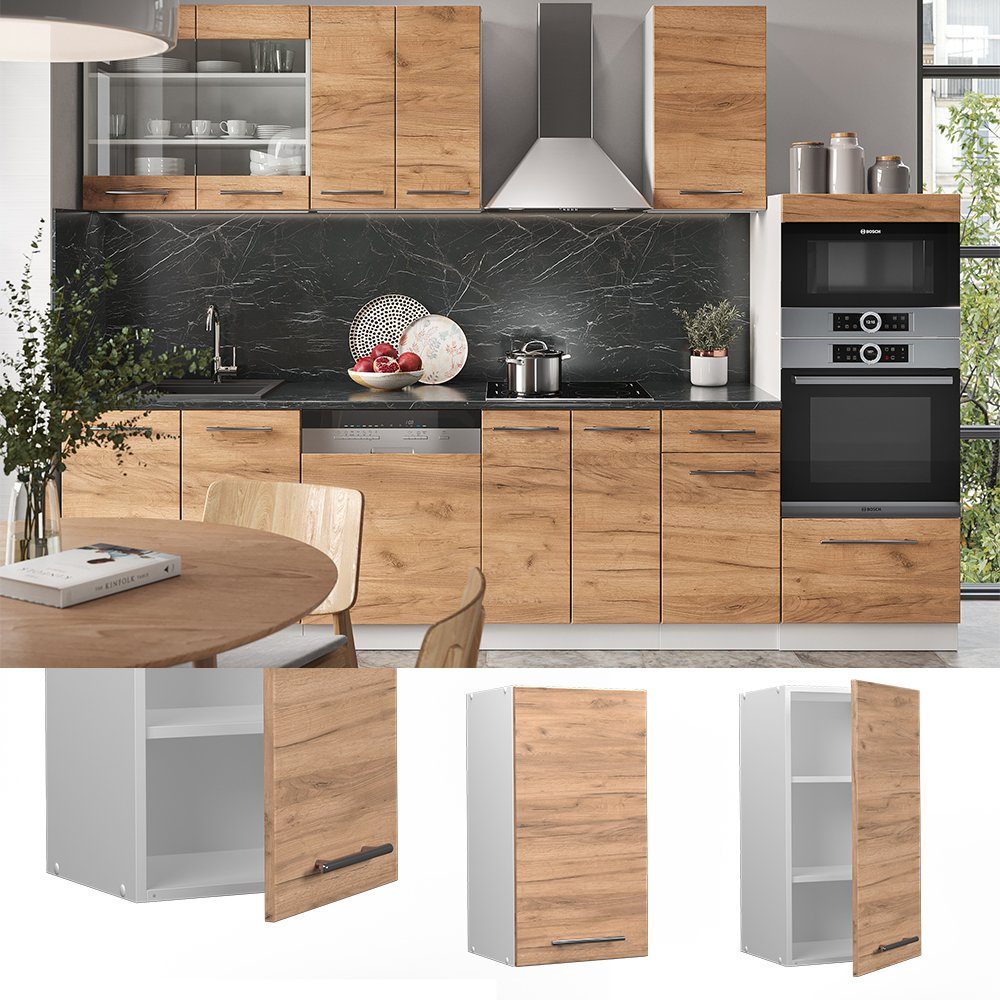 Vicco Hängeschrank Fame-Line, Goldkraft Eiche/Weiß, 40 günstig online kaufen