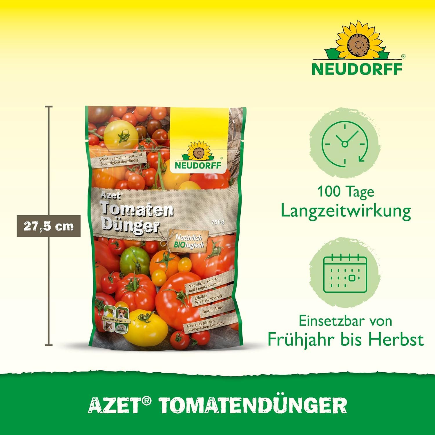 Neudorff Gemüsedünger Azet TomatenDünger 750 g, günstig online kaufen