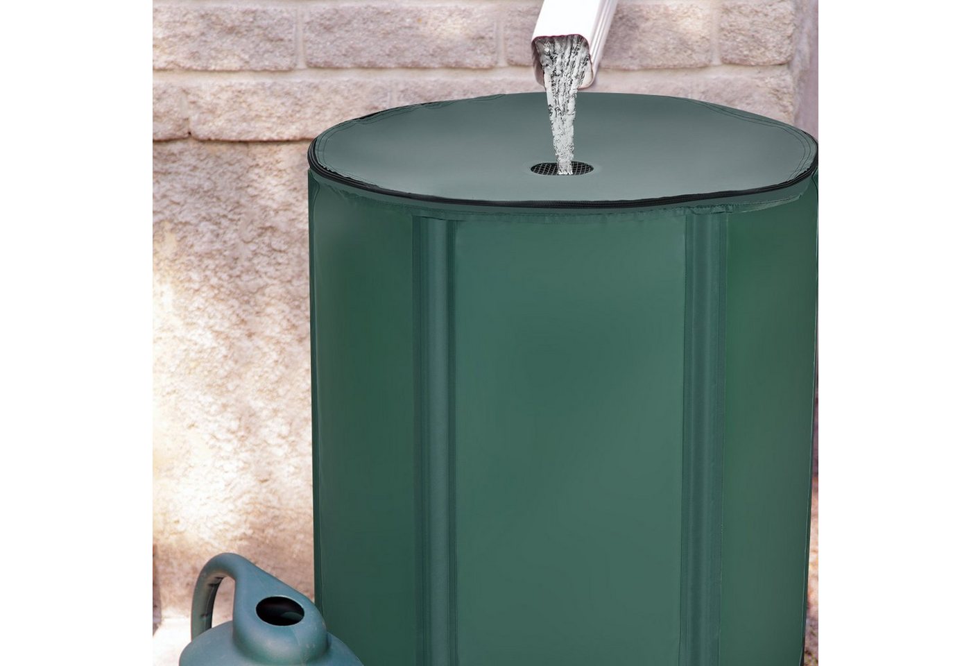 Thumbnail - COSTWAY Regentonne 225L Regenwassertank, 60x60x80cm