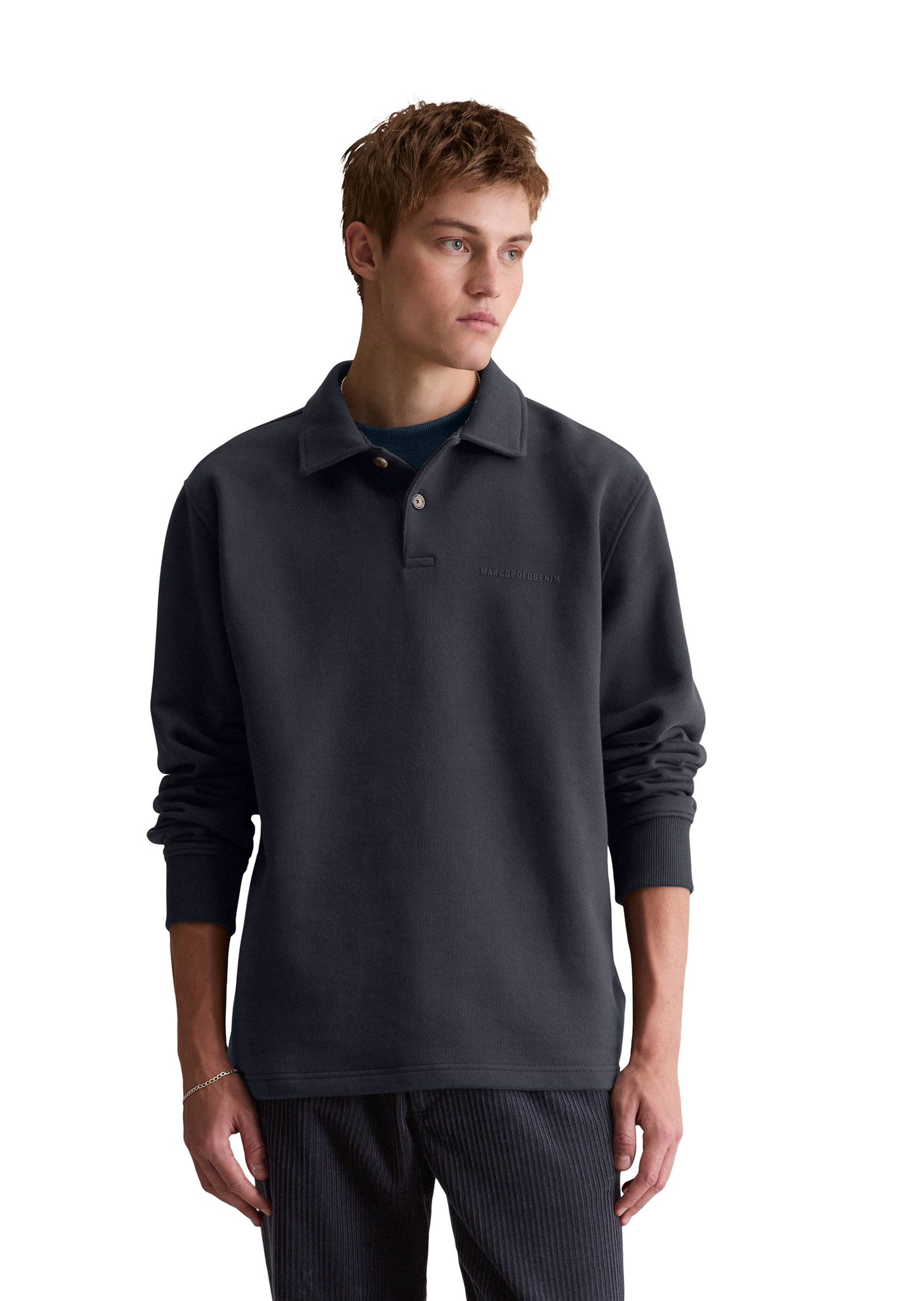 Sweatshirt aus schwerer, strukturierter Qualität