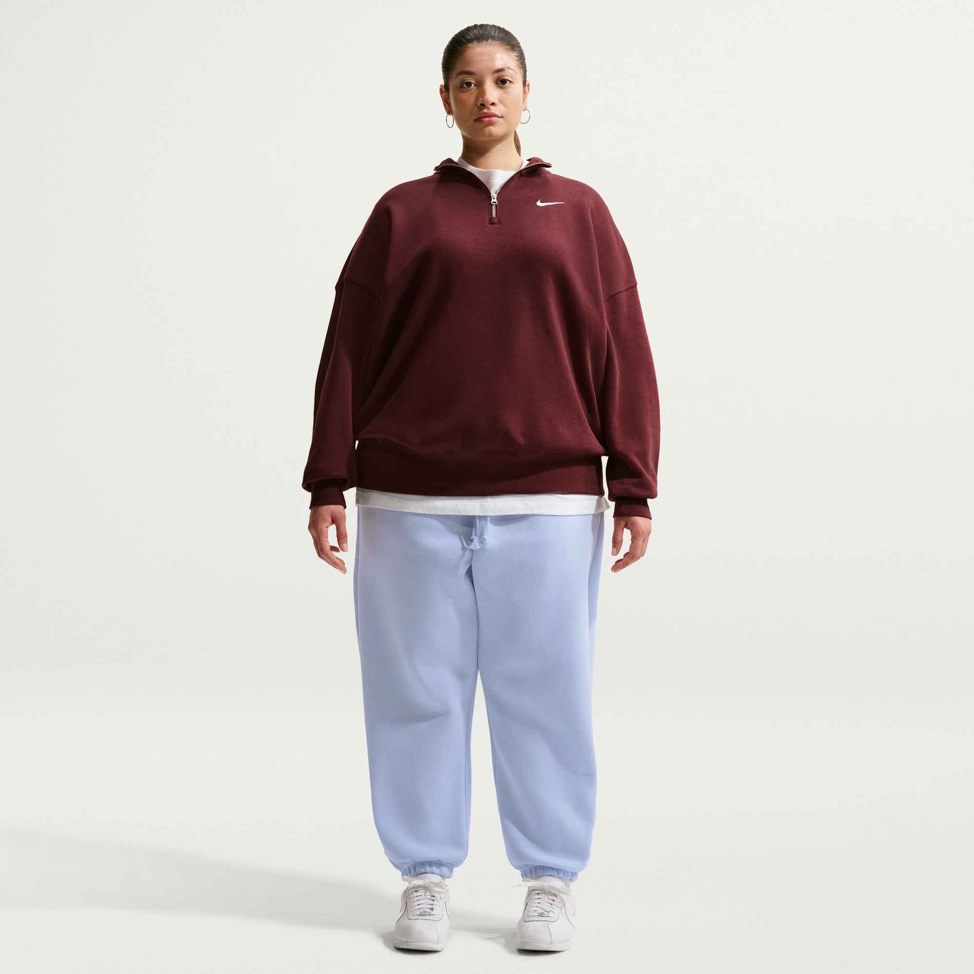 Nike Sportswear Sporthose W NSW PHNX FLC HR OS PANT 2 aus Fleece, mit Taschen, Oversize-Passform, mit hohem Taillenbund