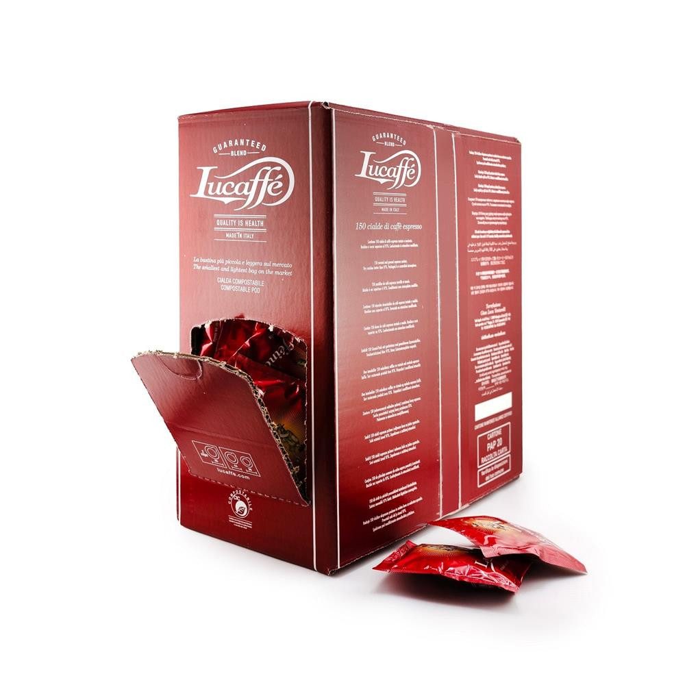 Lucaffé Kaffee CLASSIC 44mm ESE System Kaffeepads für ESE Geräte Arabica Robusta, 150 x 6 g, hochwertiger Allrounder von Lucaffé