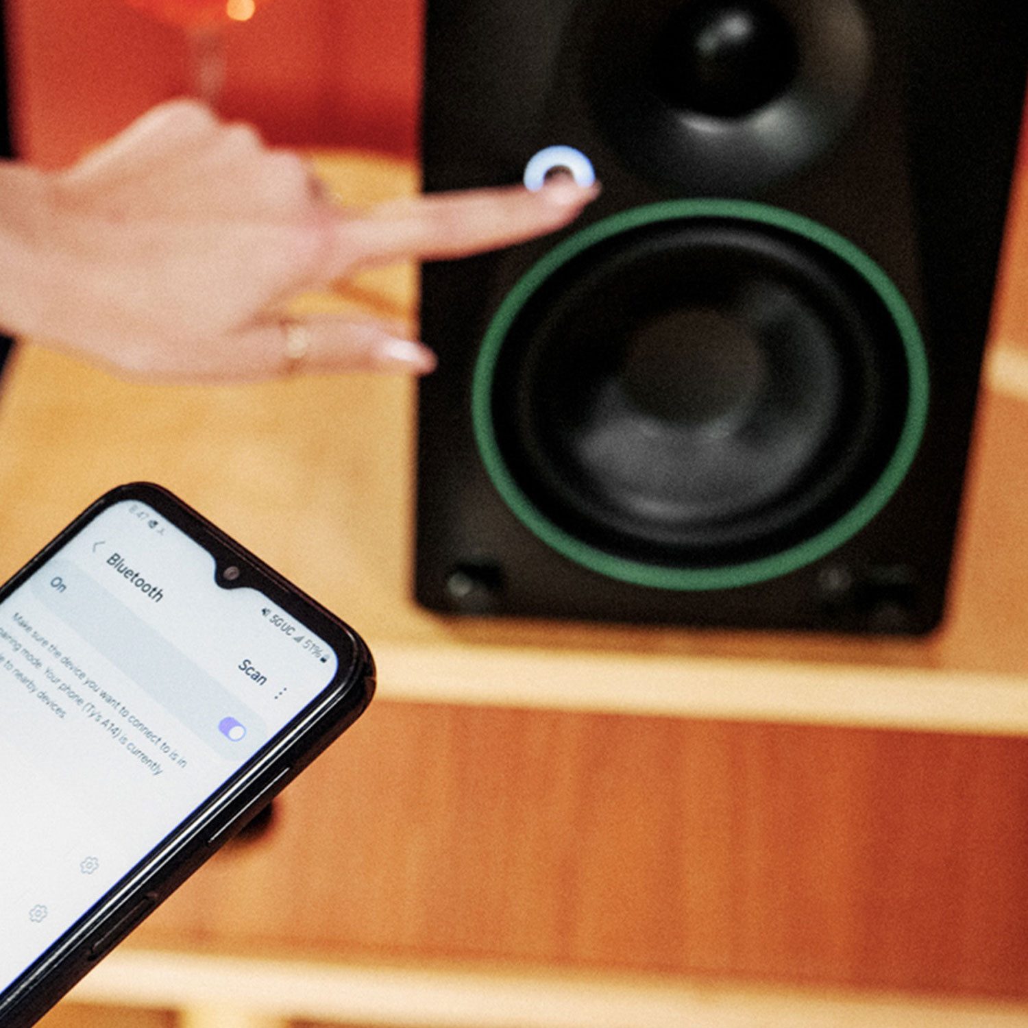 MACKIE Mackie Studio-Monitore CR3.5BT mit 2x Klinkenkabel Bluetooth-Lautsprecher (Bluetooth, 50 W, Studio-Monitore)