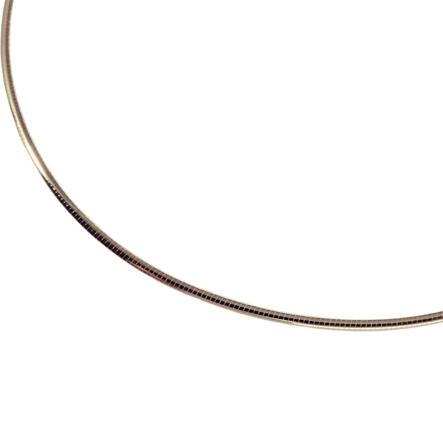 schmuckador Charm-Kette Halsreif Omega (keine Angabe, 1-tlg., Charm-Kette)