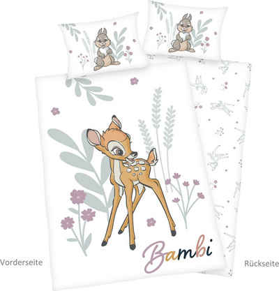 Babybettwäsche Disney´s Bambi, Disney, Flanell, mit liebevollem Motiv