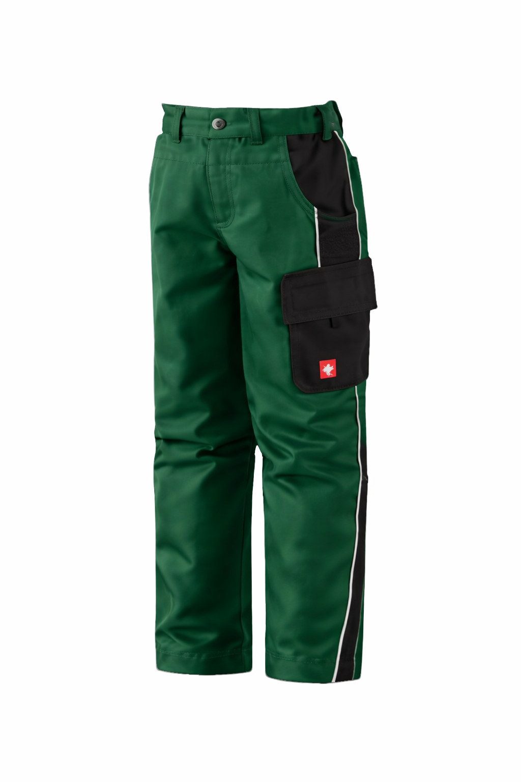 Engelbert Strauss Bundfaltenhose Kinder Bundhose e.s.active grün/schwarz