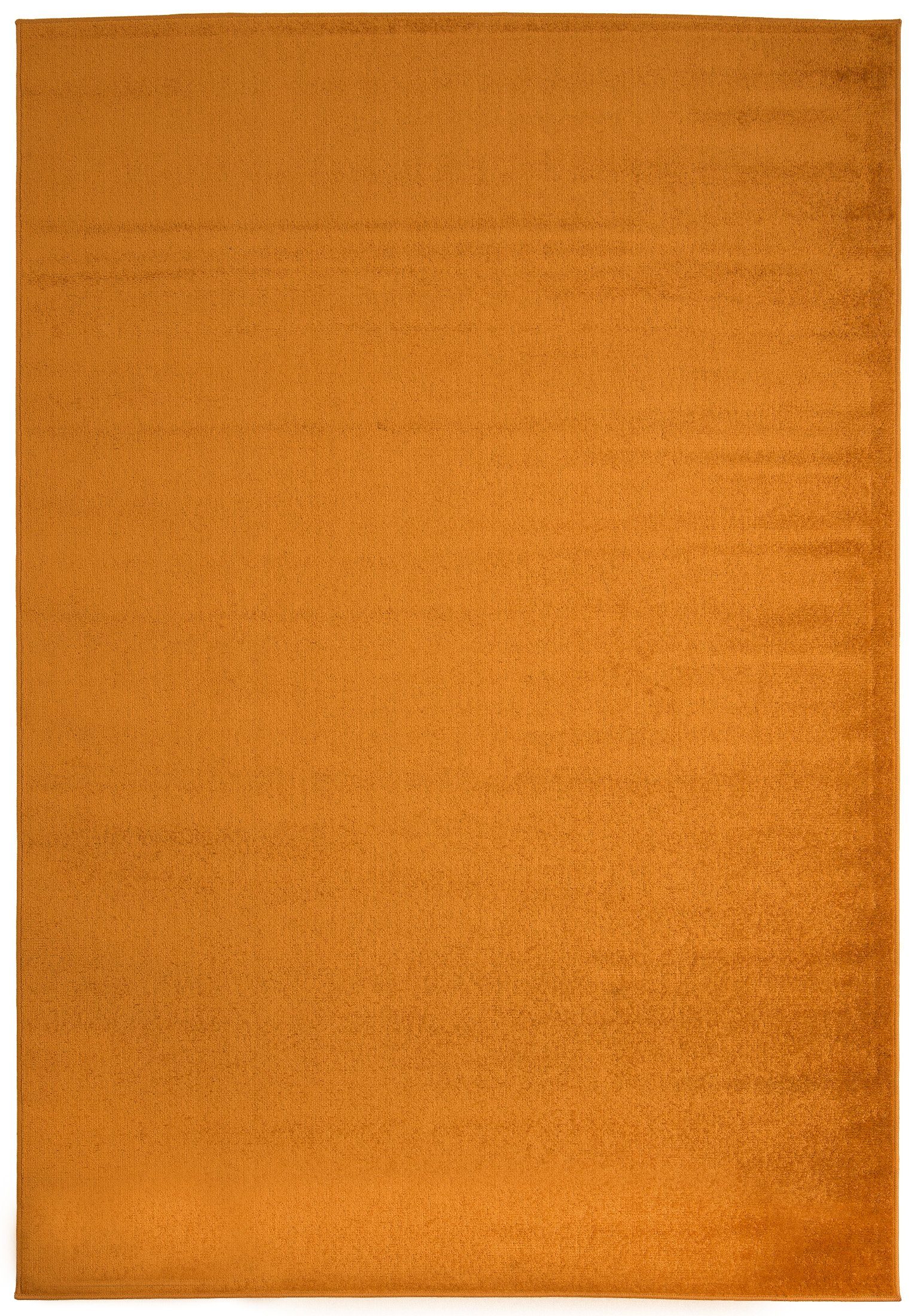 Designteppich Modern Teppich Einfarbig Muster Orange farbe - Kurzflor, Mazovia, 120 x 170 cm, Geeignet für Fußbodenheizung, Höhe 7 mm, Kurzflor | Alle Teppiche