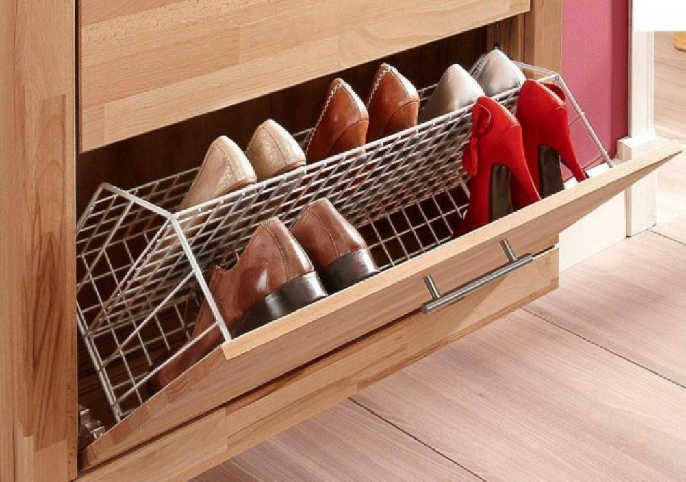 bv-vertrieb Hängeschuhschrank Schuhschrank Kernbuche Hänge-Schuhschrank - günstig online kaufen