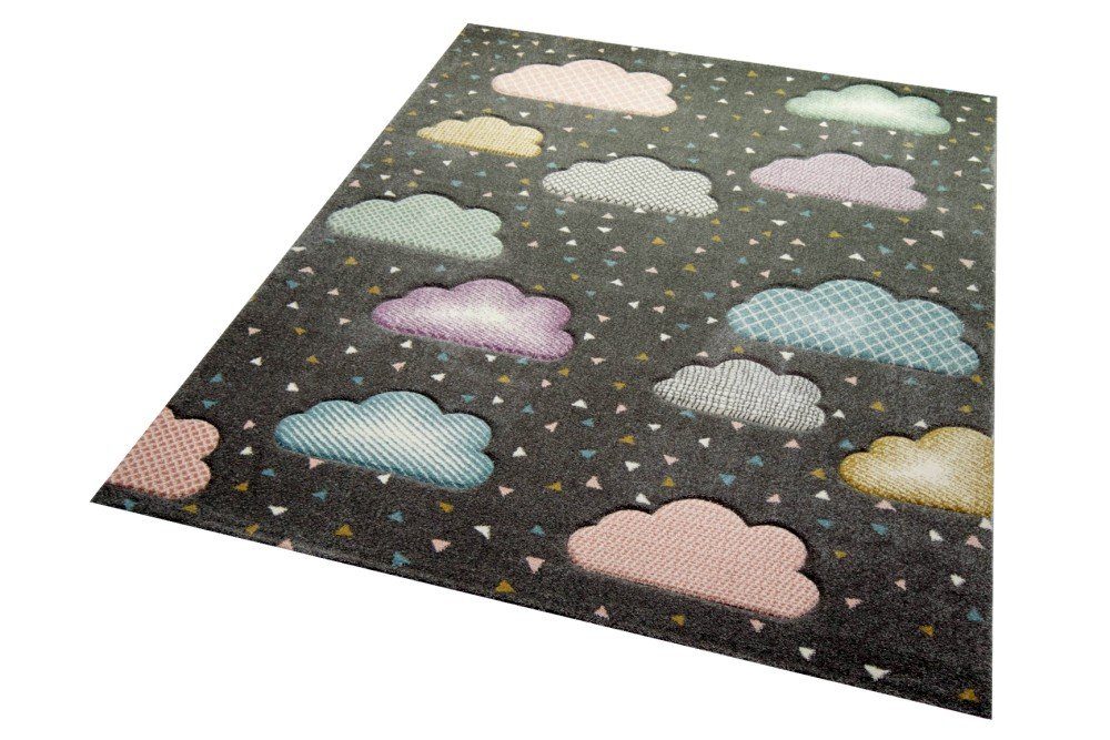 Carpetia Kinderteppich Teppich Kinderzimmer Kinderteppich Wolken günstig online kaufen