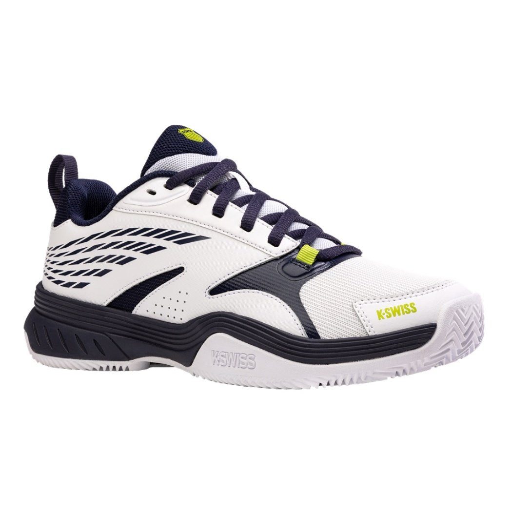 Speedex HB Clay/Sandplatz 2024 weiss/peacoatblau/limegrün Herren Tennisschuh