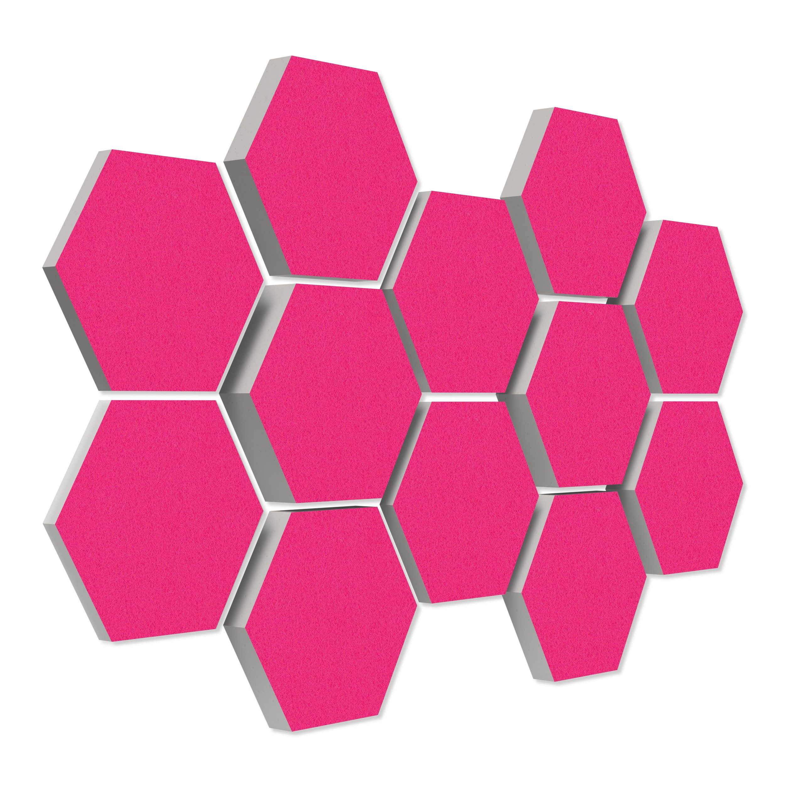 platino24 Akustikplatte 12 Absorber Wabenform aus Basotect ® G+