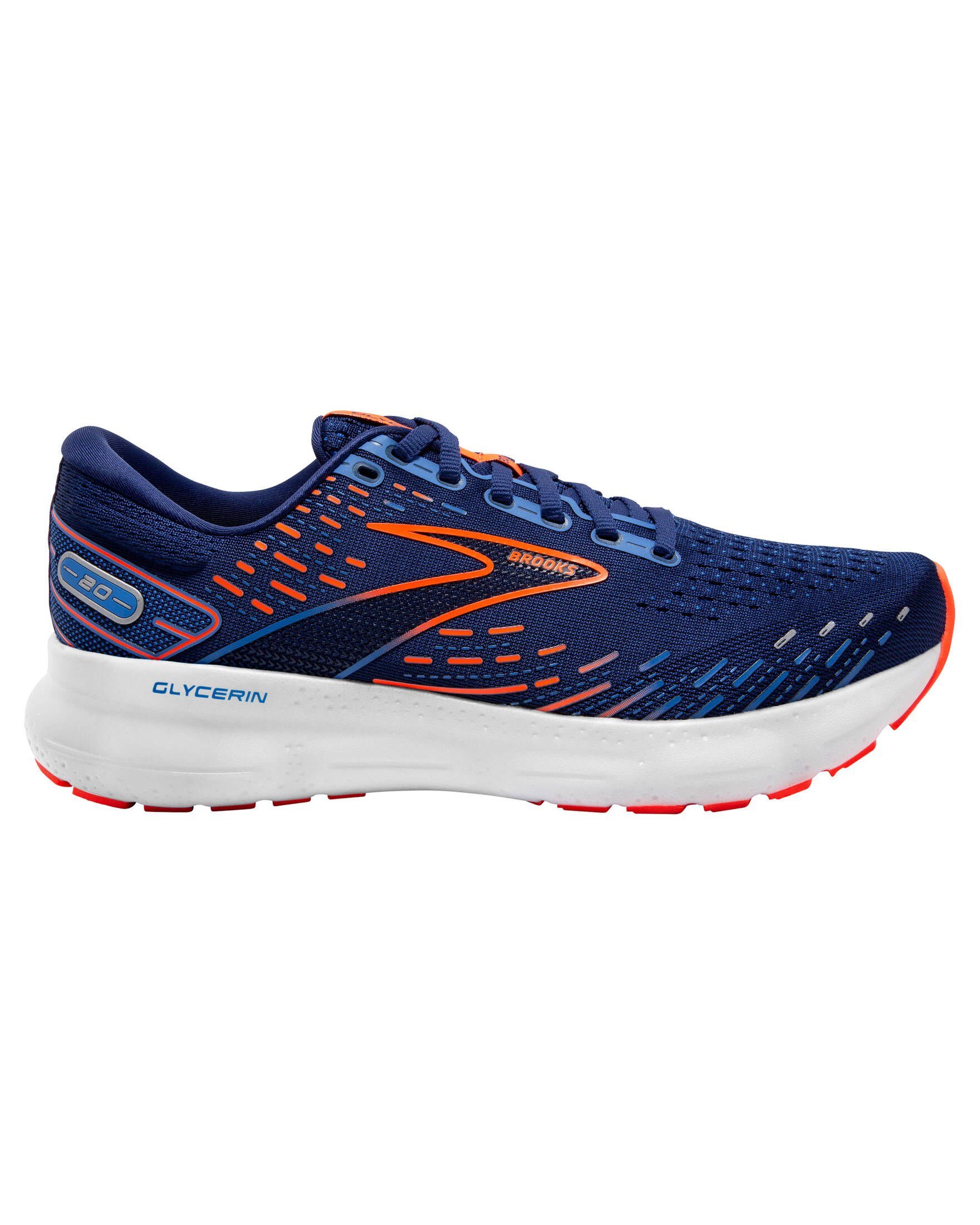 Brooks Herren Laufschuhe GLYCERIN BLUE DEPTHS/PALACE Laufschuh 20 BLUE/OR