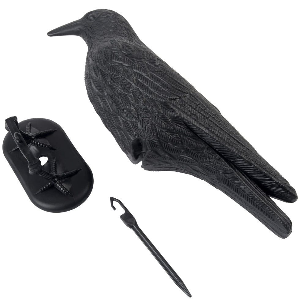 Gardigo Vogelattrappe Gardigo Vogelabwehr Krähe schwarz