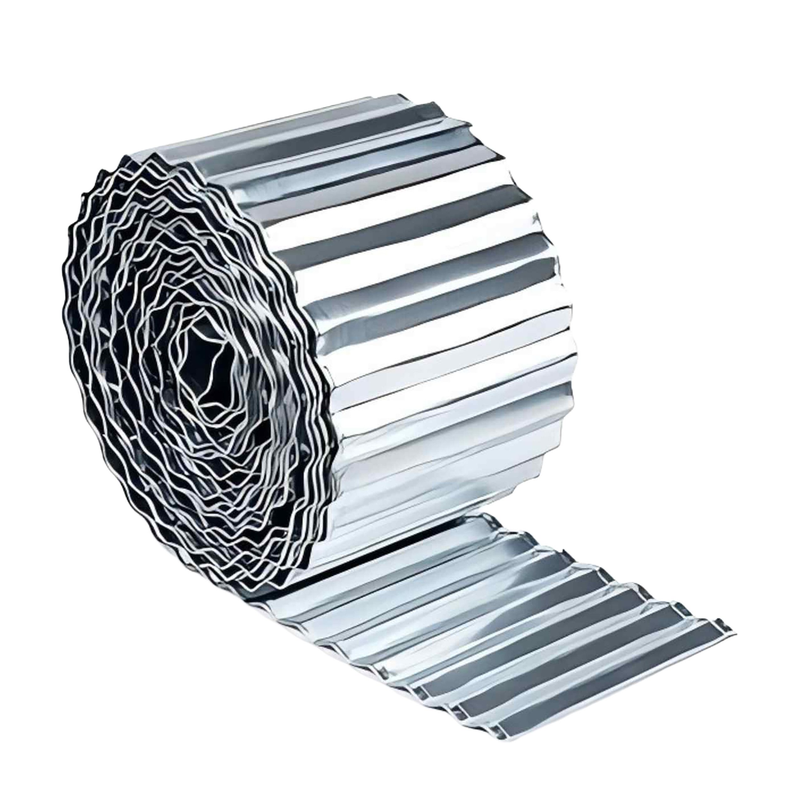 relaxdays Rasenkante Rasenkante verzinktes Metall, 5 m