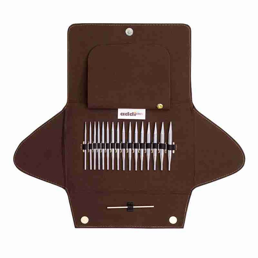 addi Вязальные спицы addi-click Nadelspitzen Set Metall
