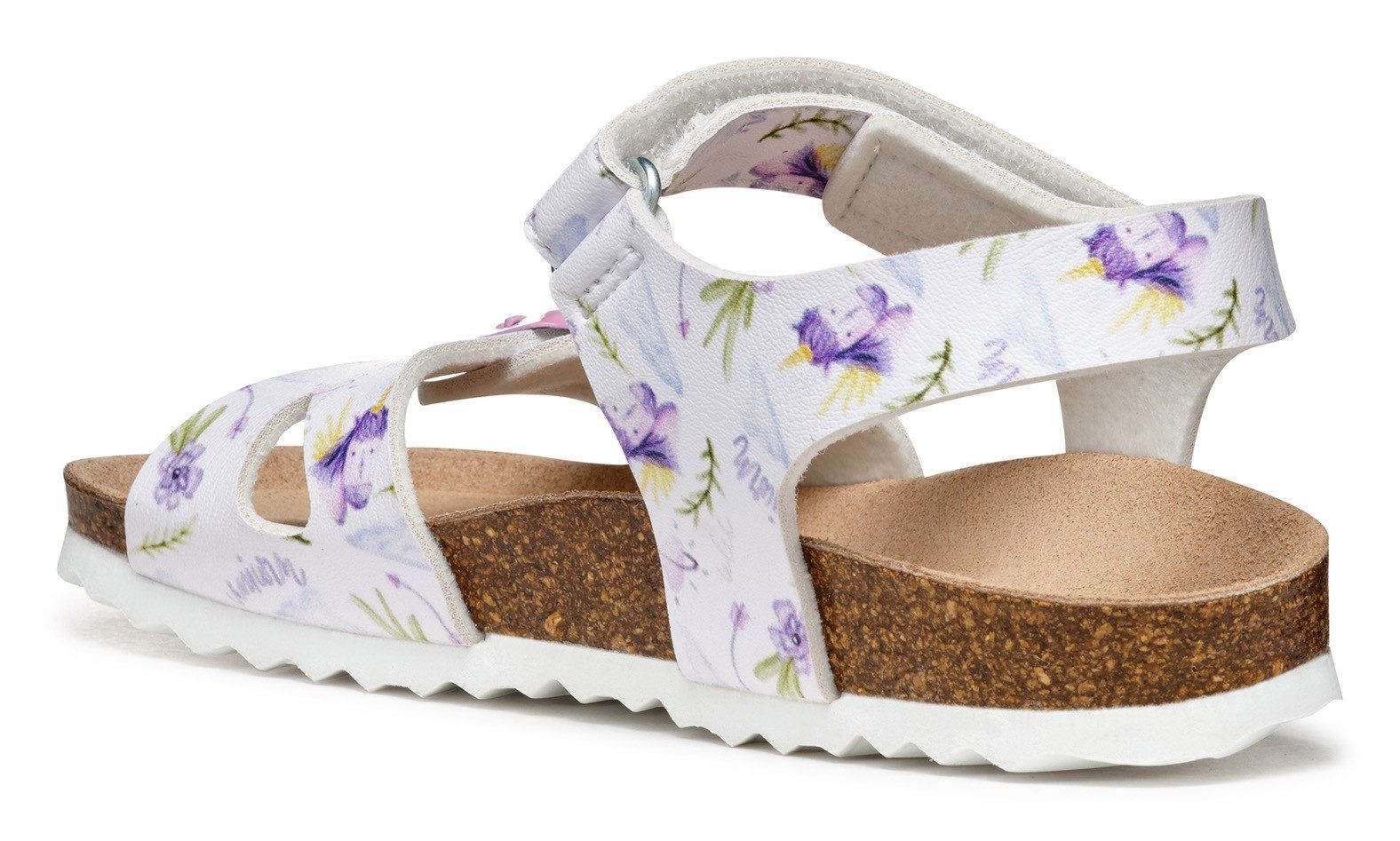 Geox J ADRIEL GIRL Sandale, Mädchen Sandale, Sommerschuh mit Fußbett