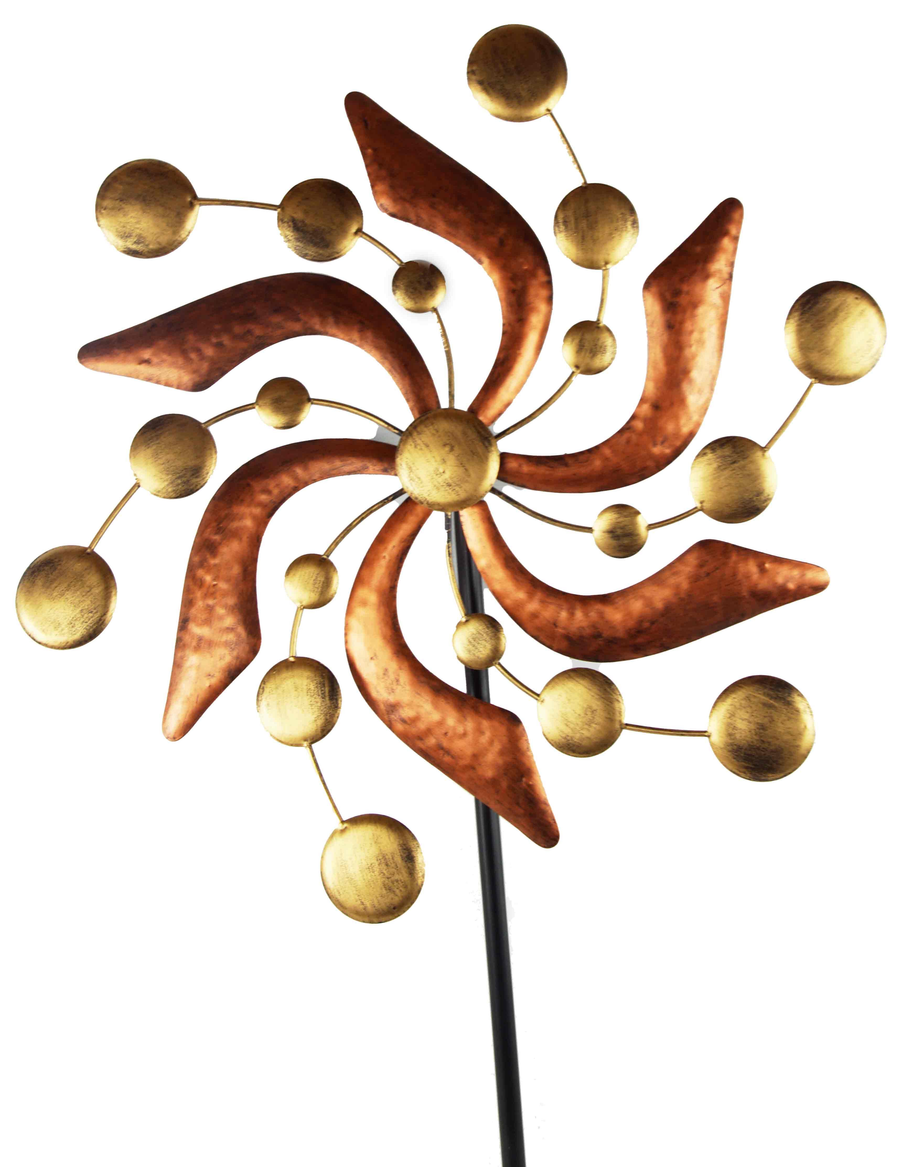 Posiwio Deko-Windrad Windrad Kupfer- Gold - günstig online kaufen