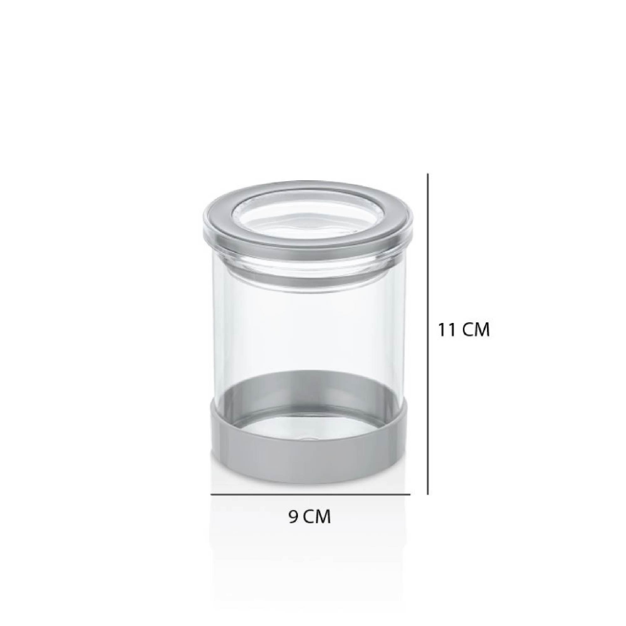 Vip Ahmet Vorratsdose Vorratsdosen rund mit Deckel, (6er Set, 6x0,45L), BPA-frei, Kunststoff, (6-tlg., 6x0,45L, 6er Set), mit Vakuumdeckel – Bild 3 von 4