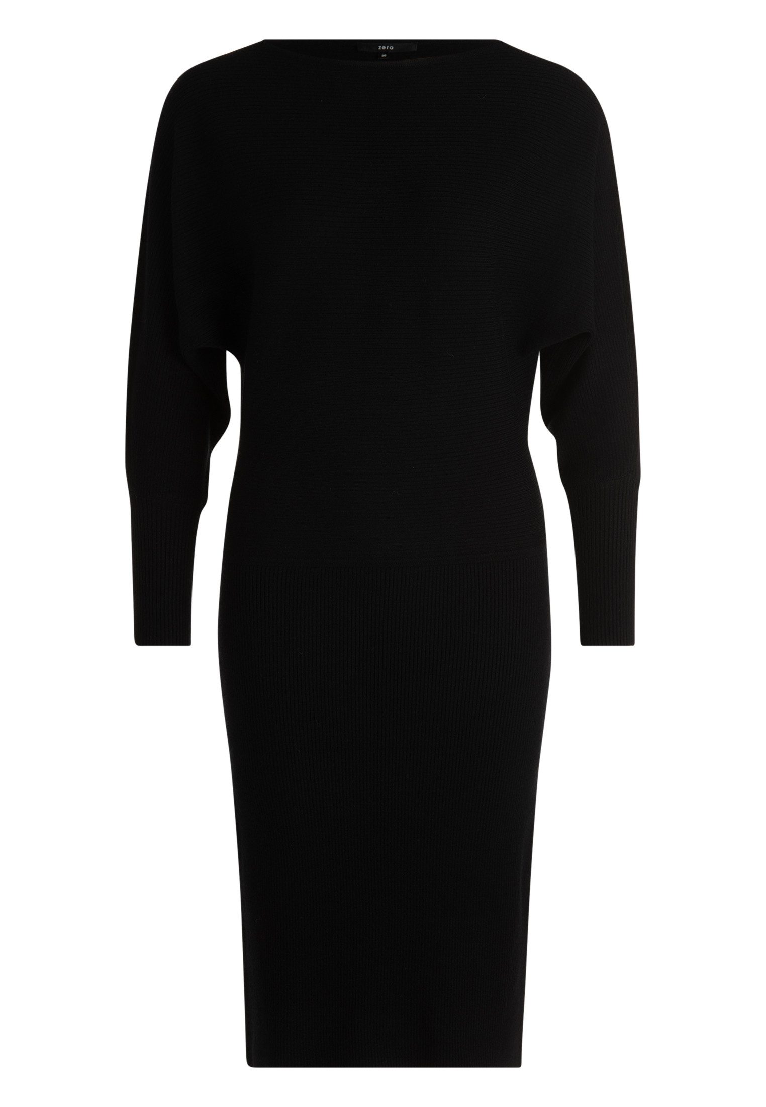 Zero Strickkleid Damen mit U-Boot Ausschnitt Plain/ohne Details günstig online kaufen