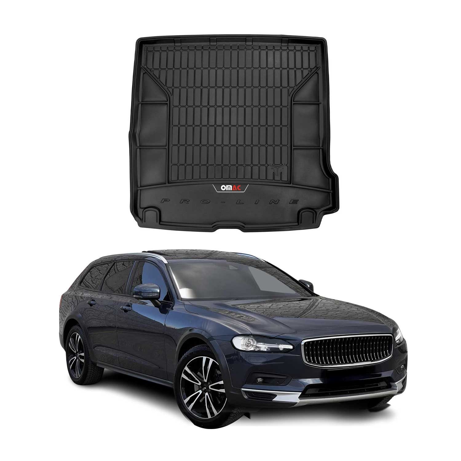 Kofferraummatte OMAC Kofferraumwanne für Volvo V90 2016-2025 TPE Schwarz