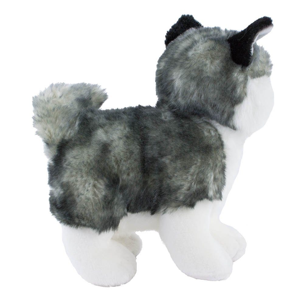 Teddys Rothenburg Kuscheltier Hund Husky stehend 25 cm Uni-Toys Kuscheltier