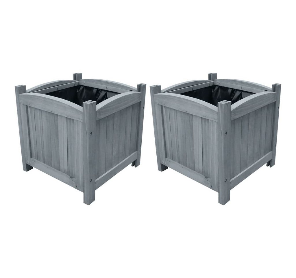 Thumbnail - vidaXL Hochbeet, Garten-Hochbeete 2 Stk. 30x30x30 cm Massivholz Tanne