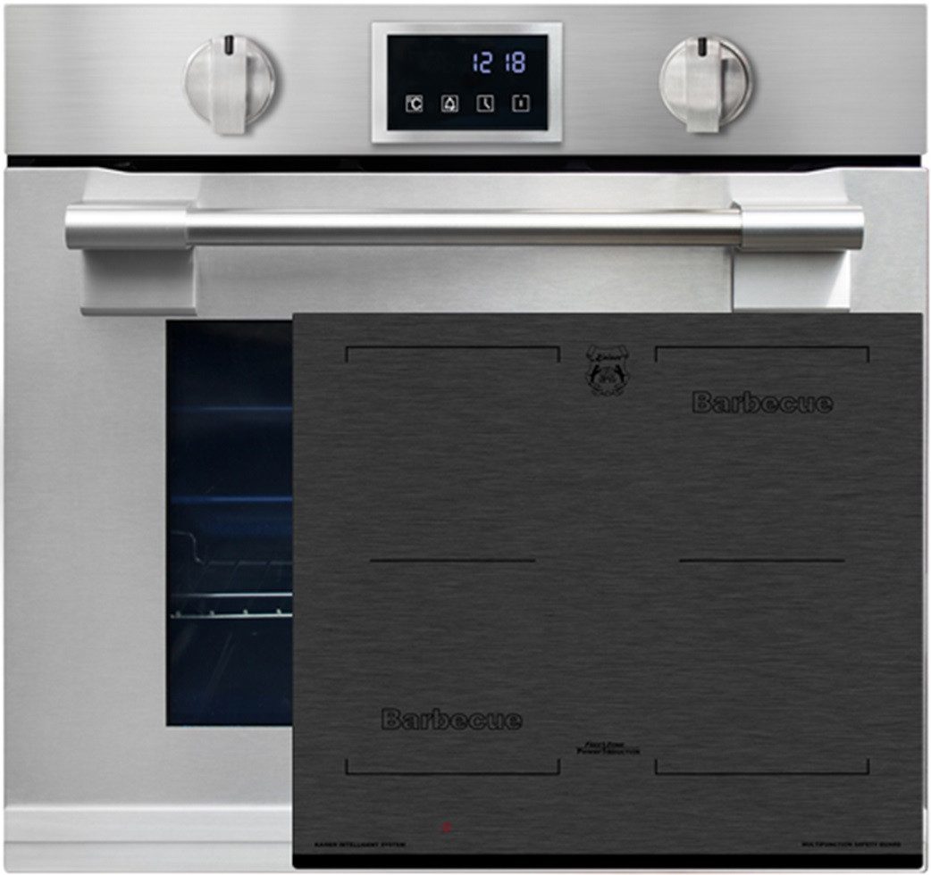 Backofen-Set Herd Set Autark Einbau-Backofen 86L, mit Pyrolyse & AirFry, Touchdisplay, Drehknebel, 11 Funktionen mit Induktions-Kochfeld 60 cm EH 6339+KCT 6700 FI.