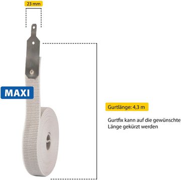 SCHELLENBERG Reparatur-Set GURTFIX Maxi, 1-St., für alte oder verschlissene Gurtbänder, 23 mm, grau