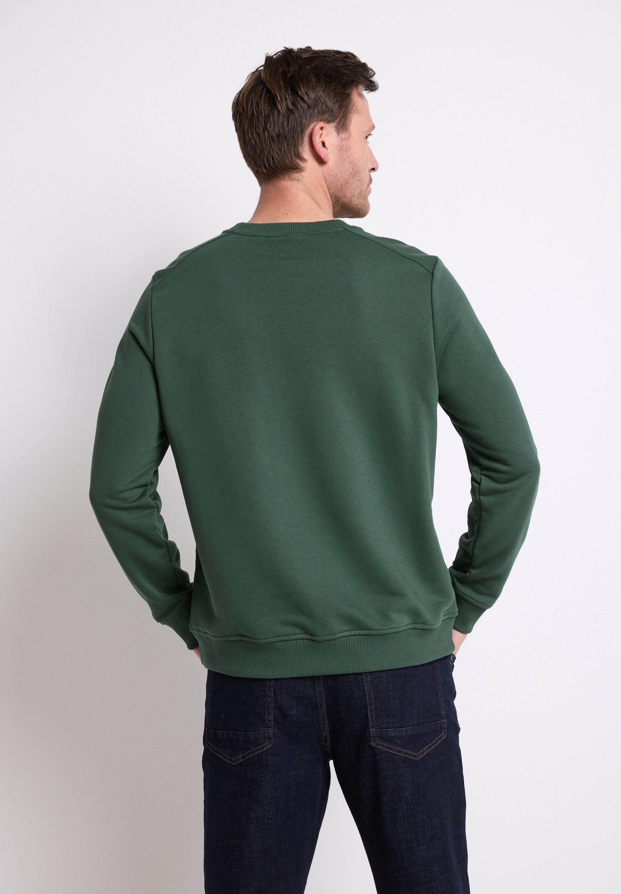 STREET ONE MEN Sweatshirt Rundhalsausschnitt günstig online kaufen