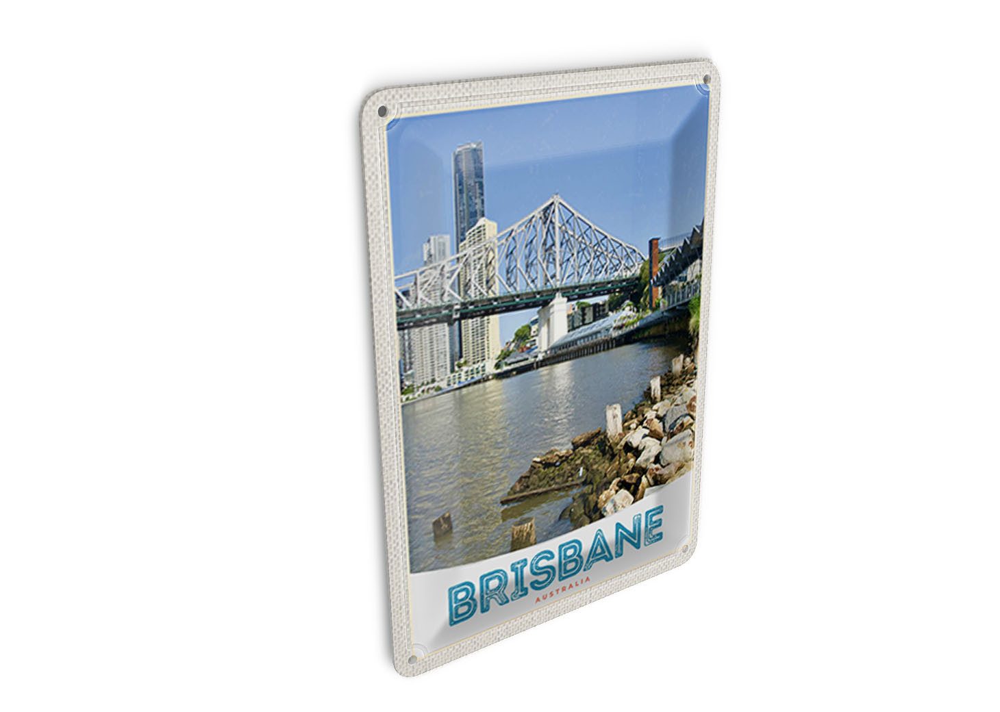 Femer GmbH Postkarte Reise 10x14cm Brisbane Australien Innenstadt, unfrankiert
