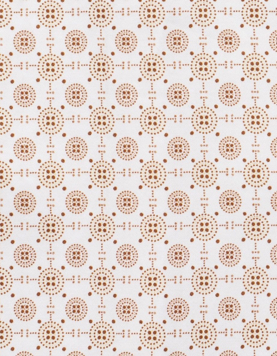 bugatti Kurzarmhemd aus Satin-Twill