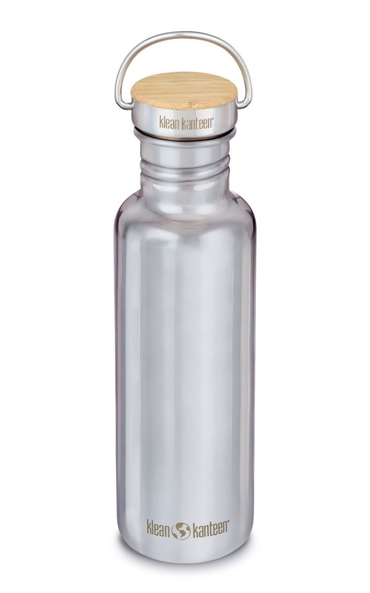 Klean Kanteen Trinkflasche Reflect, 532ml mit Bamboo Cap Mirrored Stainless